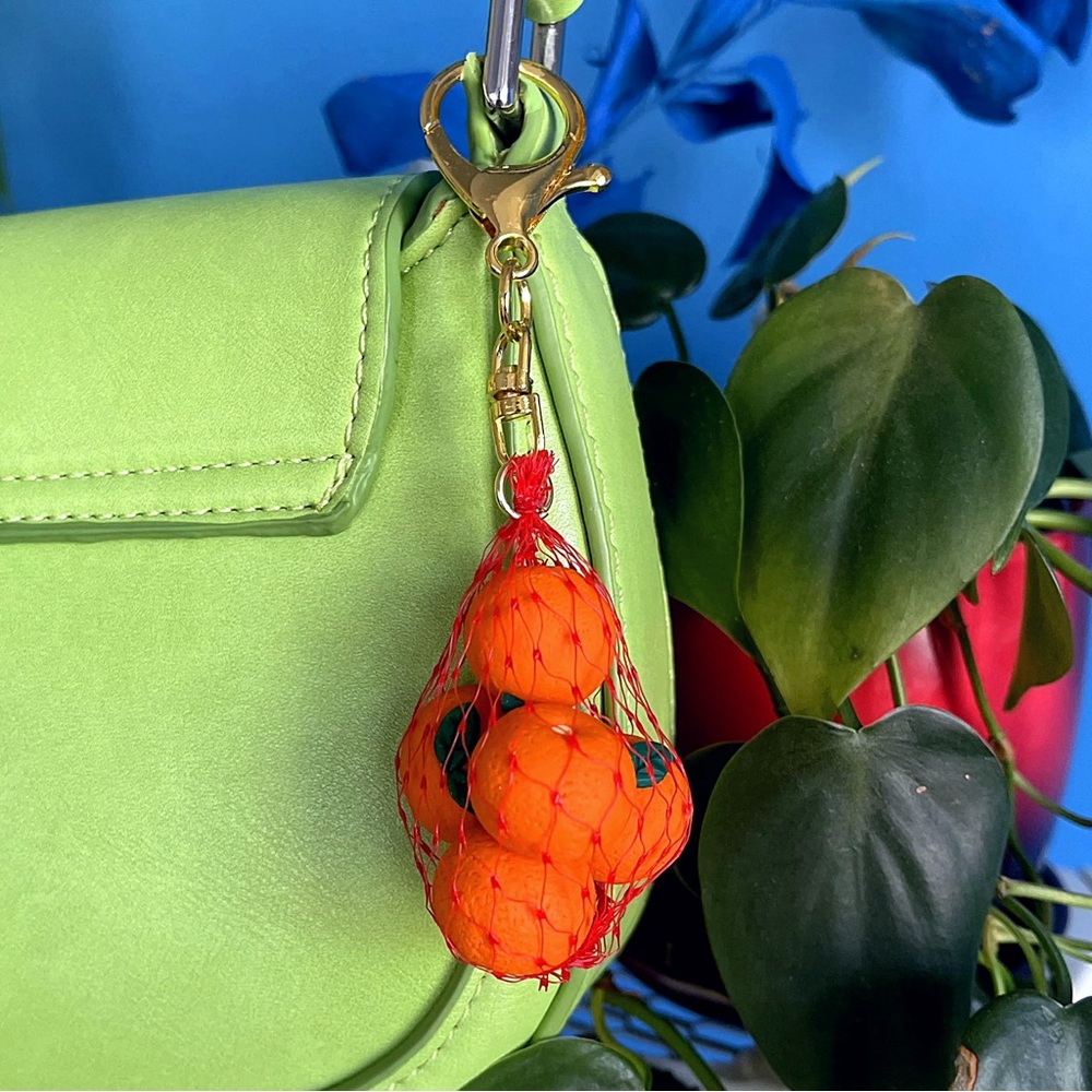 🆕 Polymer clay oranges key chain 😍🍊